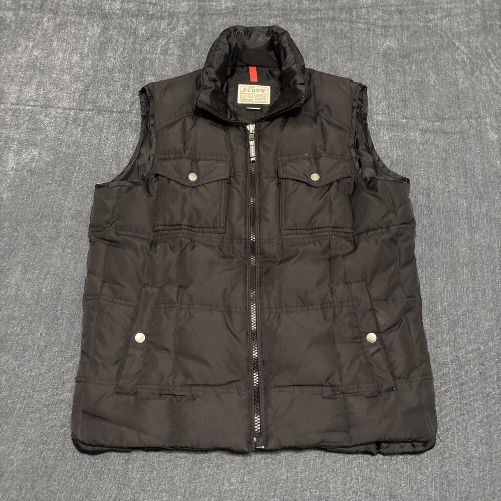 J.Crew Mens Gorpcore Expedition Down Puffer Field Utility Quilted Vest Medium